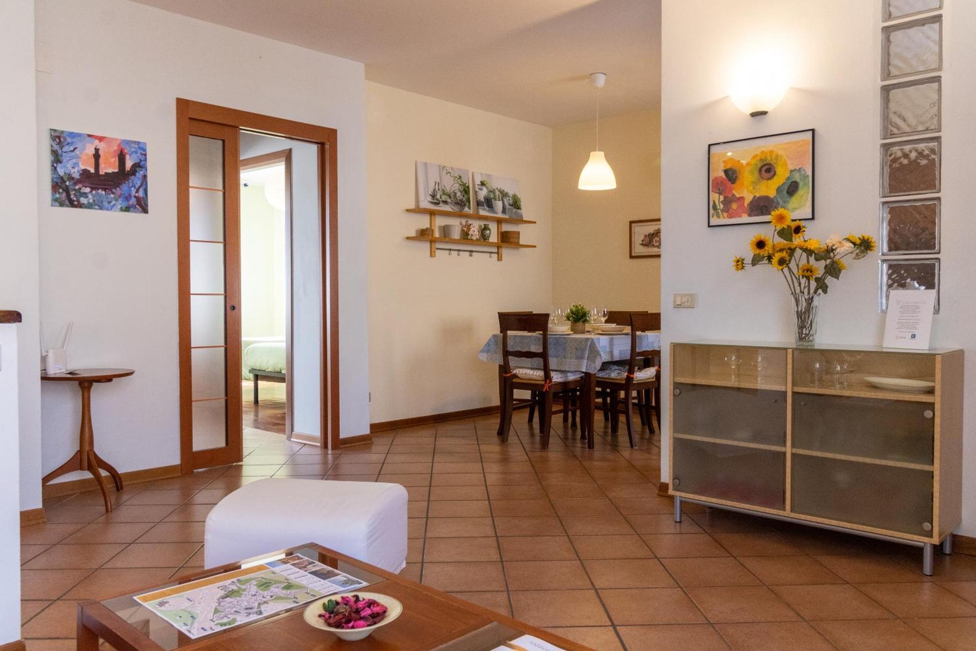 L'Olivo Maritato Apartment Siena Bagian luar foto